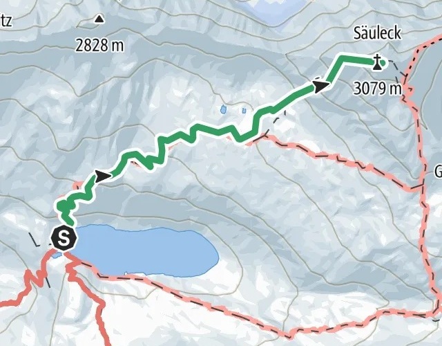 Mapa Säuleck