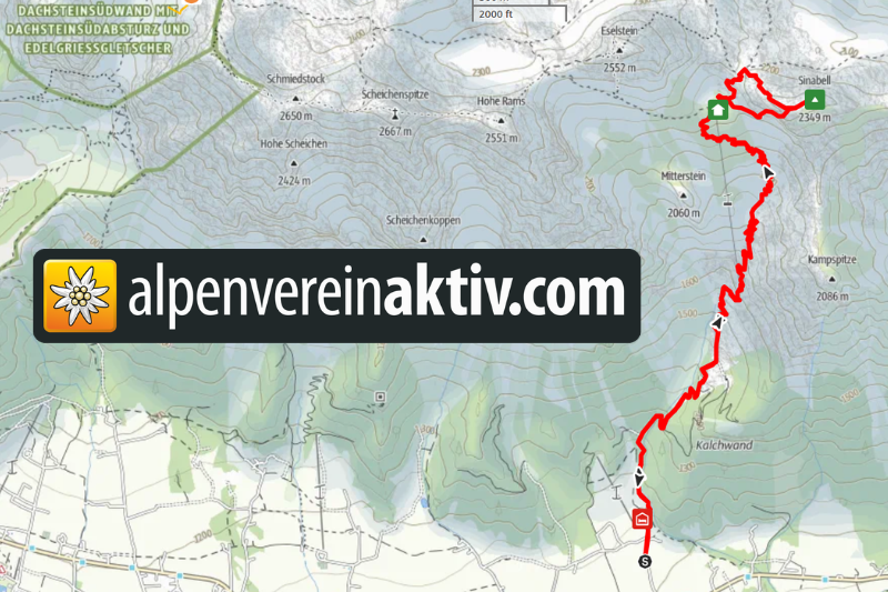 Alpenverein - túry z Alpenvereinaktiv
