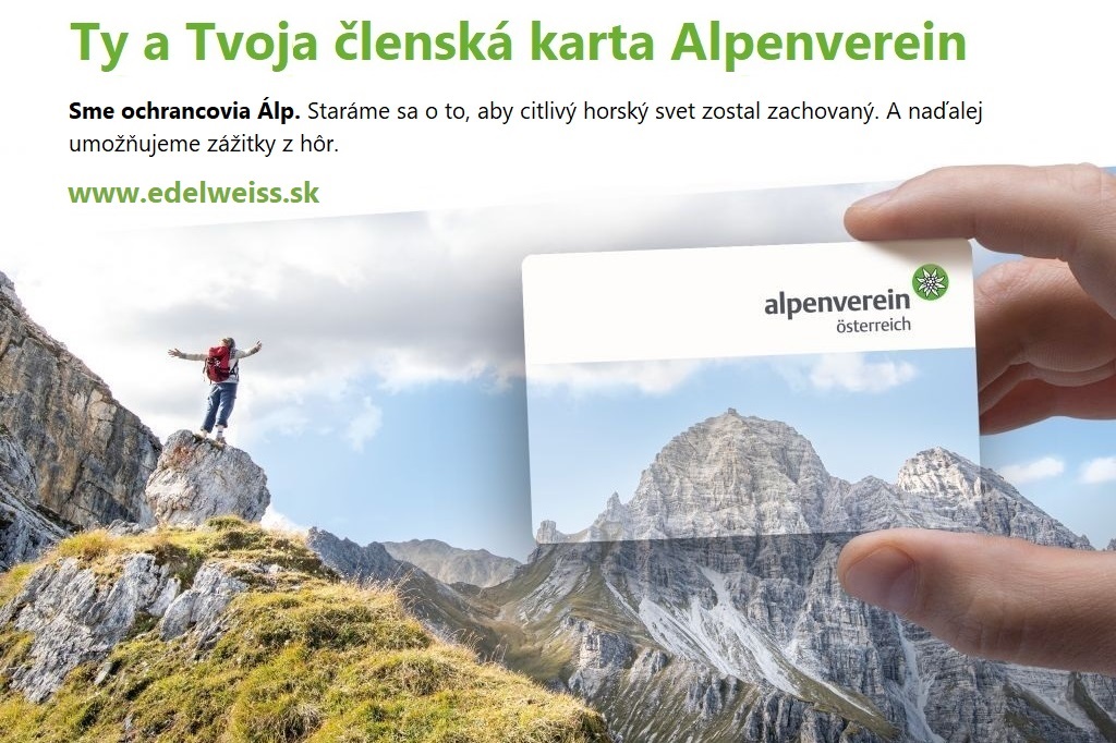 Ty a tvoje karta Alpenverein